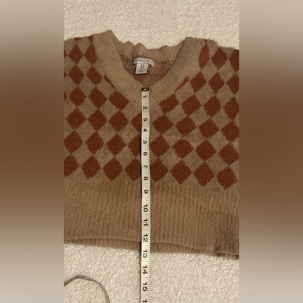 Sincerely Jules Women’s Cropped Sweater Vest size Small - Picture 10 of 10